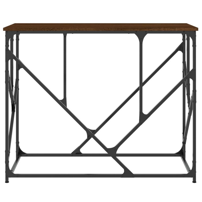 Măsuță consolă, stejar maro, 100x40x80 cm, lemn prelucrat - WALTI WALTI