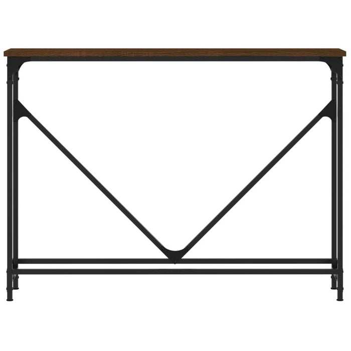 Măsuță consolă, stejar maro, 102x22,5x75 cm, lemn prelucrat - WALTI WALTI