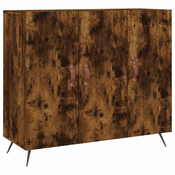 Servantă, stejar fumuriu, 90x34x80 cm, lemn compozit - WALTI WALTI