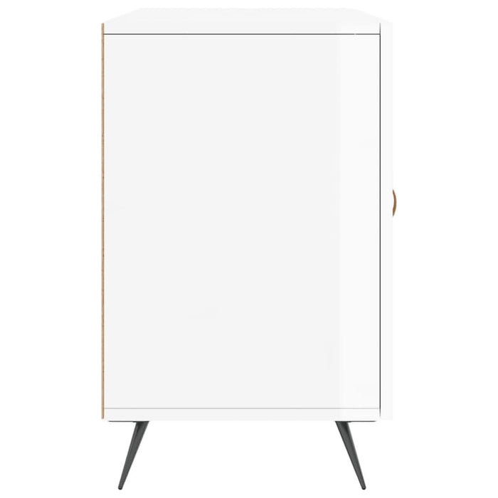 Servantă, alb extralucios, 100x36x60 cm, lemn compozit - WALTI WALTI