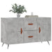 Servantă, gri beton, 100x36x60 cm, lemn compozit - WALTI WALTI