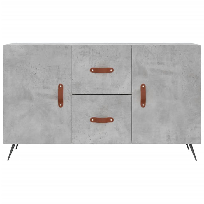 Servantă, gri beton, 100x36x60 cm, lemn compozit - WALTI WALTI