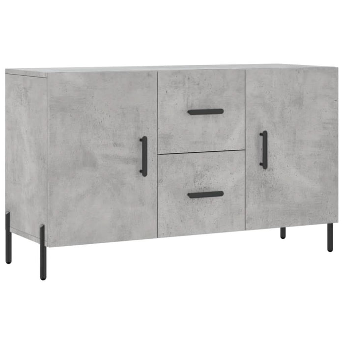 Servantă, gri beton, 100x36x60 cm, lemn compozit - WALTI WALTI