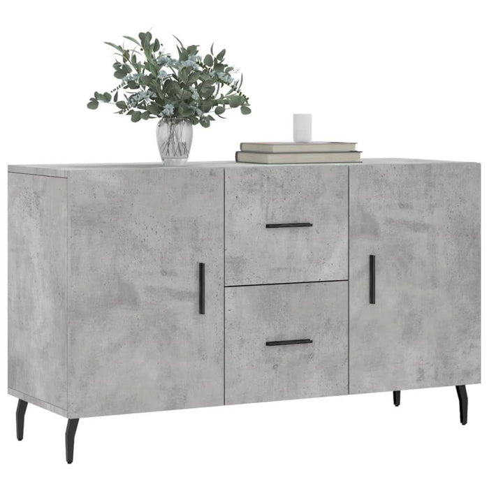 Servantă, gri beton, 100x36x60 cm, lemn compozit - WALTI WALTI