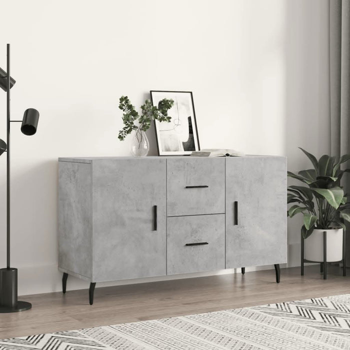 Servantă, gri beton, 100x36x60 cm, lemn compozit - WALTI WALTI