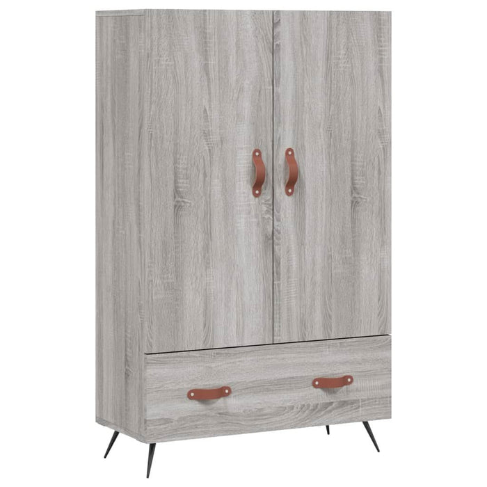 Dulap gri Sonoma 69,5x31x115 cm, lemn prelucrat - WALTI WALTI