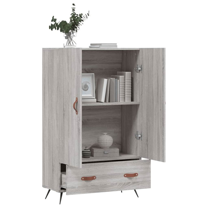Dulap gri Sonoma 69,5x31x115 cm, lemn prelucrat - WALTI WALTI