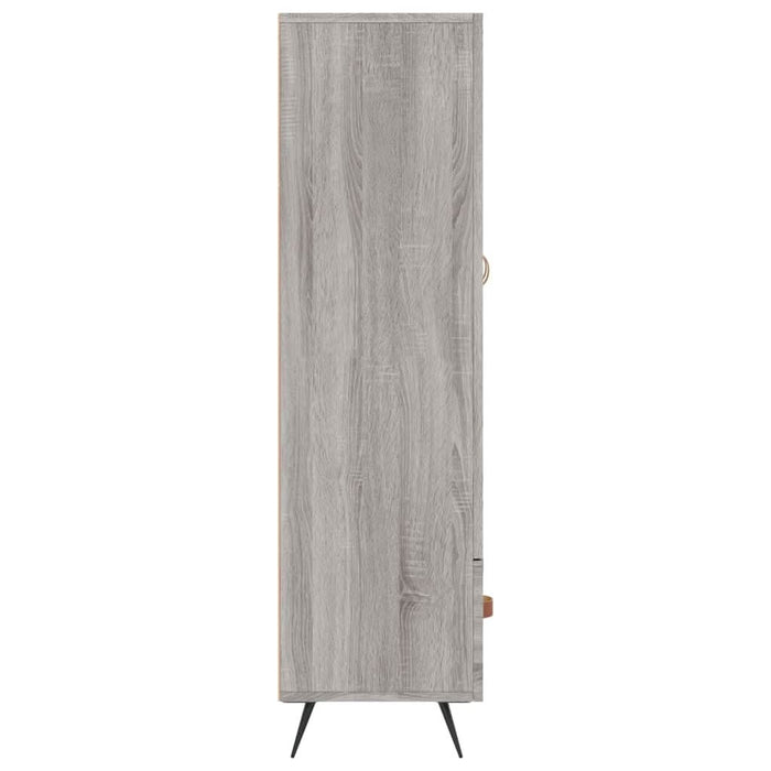 Dulap gri Sonoma 69,5x31x115 cm, lemn prelucrat - WALTI WALTI