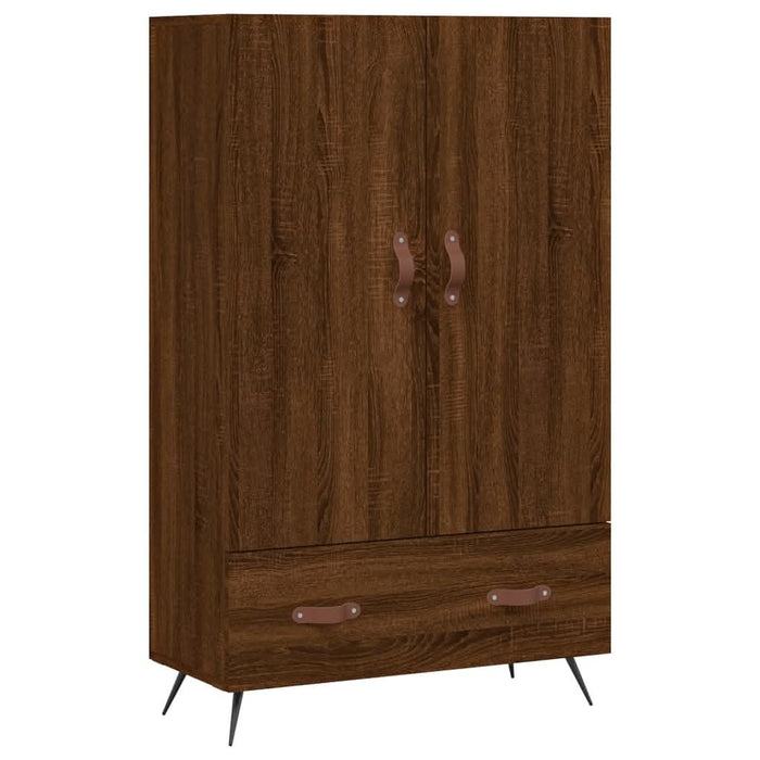 Dulap înalt, stejar maro, 69,5x31x115 cm, lemn prelucrat - WALTI WALTI