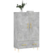 Dulap înalt, gri beton, 69,5x31x115 cm, lemn prelucrat - WALTI WALTI