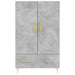 Dulap înalt, gri beton, 69,5x31x115 cm, lemn prelucrat - WALTI WALTI