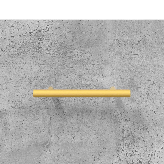 Dulap înalt, gri beton, 69,5x31x115 cm, lemn prelucrat - WALTI WALTI