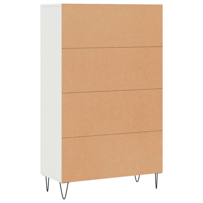 Dulap înalt, alb, 69,5x31x115 cm, lemn prelucrat - WALTI WALTI