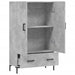 Dulap înalt, gri beton, 69,5x31x115 cm, lemn prelucrat - WALTI WALTI
