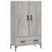 Dulap gri Sonoma 69,5x31x115 cm, lemn prelucrat - WALTI WALTI