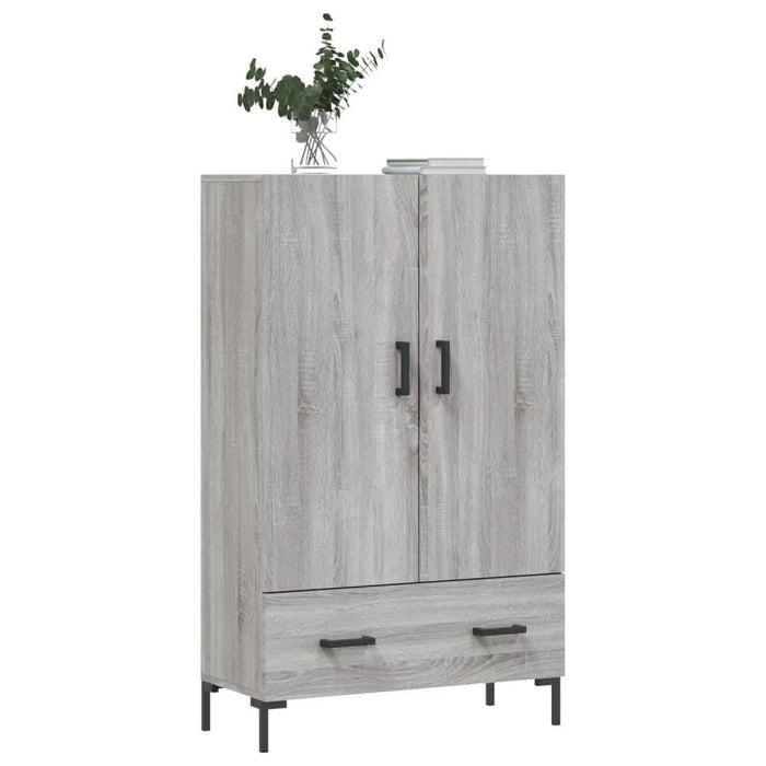 Dulap gri Sonoma 69,5x31x115 cm, lemn prelucrat - WALTI WALTI