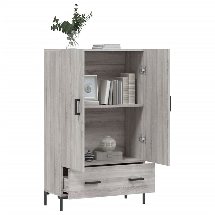 Dulap gri Sonoma 69,5x31x115 cm, lemn prelucrat - WALTI WALTI