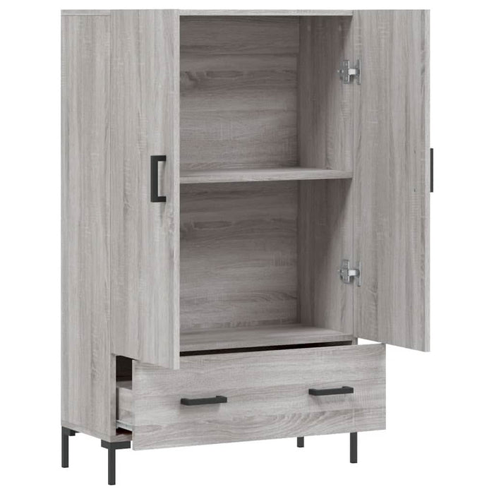 Dulap gri Sonoma 69,5x31x115 cm, lemn prelucrat - WALTI WALTI