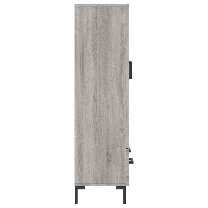 Dulap gri Sonoma 69,5x31x115 cm, lemn prelucrat - WALTI WALTI