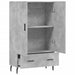 Dulap înalt, gri beton, 69,5x31x115 cm, lemn prelucrat - WALTI WALTI