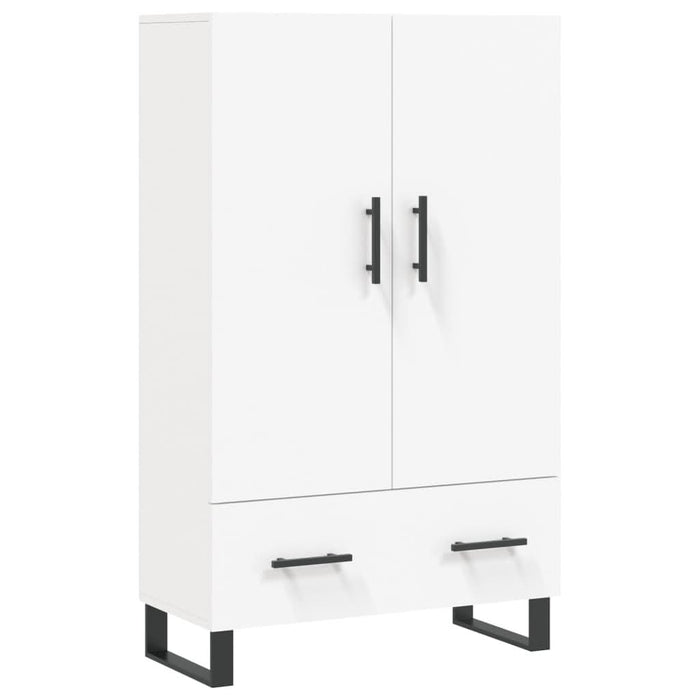 Dulap înalt, alb, 69,5x31x115 cm, lemn prelucrat - WALTI WALTI