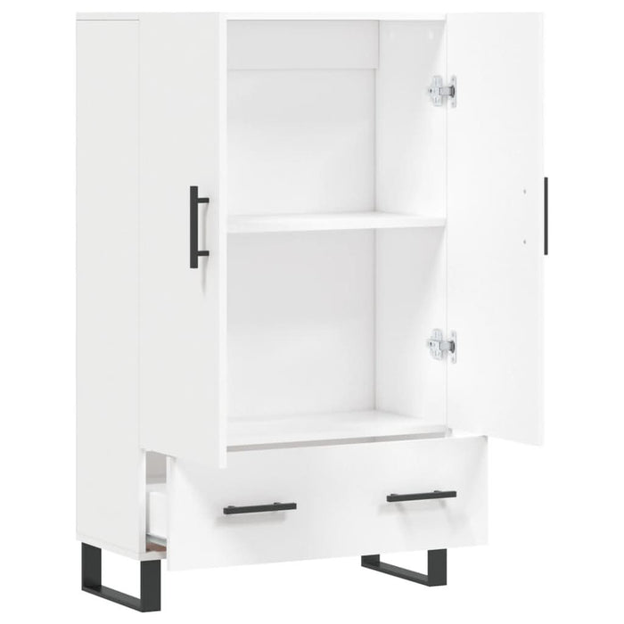 Dulap înalt, alb, 69,5x31x115 cm, lemn prelucrat - WALTI WALTI