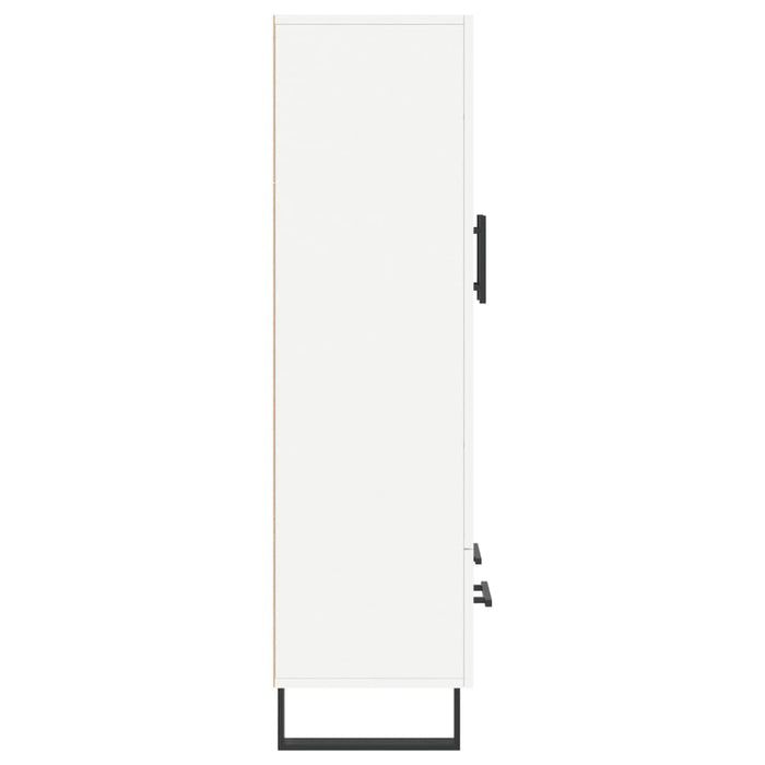 Dulap înalt, alb, 69,5x31x115 cm, lemn prelucrat - WALTI WALTI