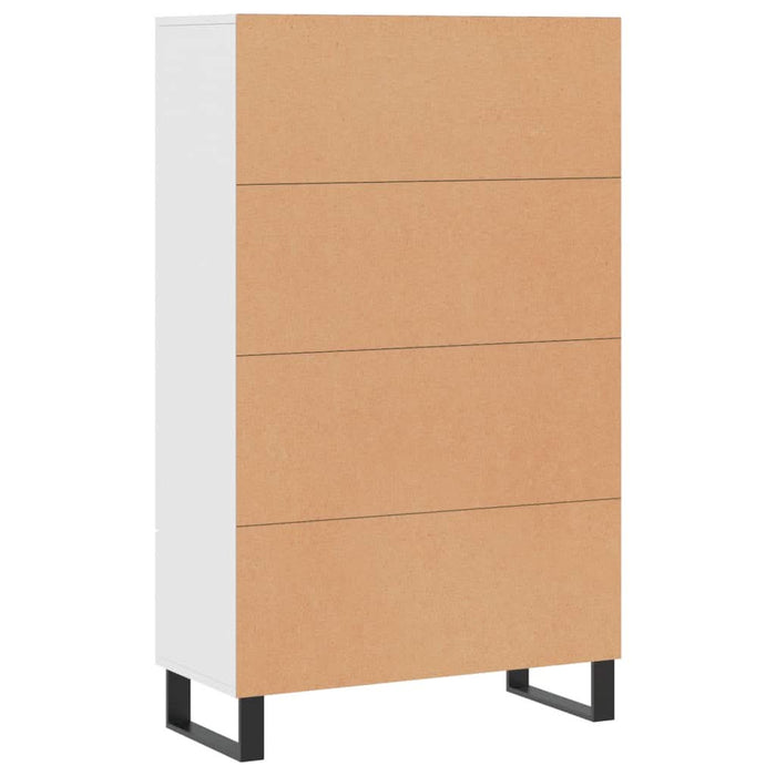 Dulap înalt, alb, 69,5x31x115 cm, lemn prelucrat - WALTI WALTI