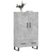 Dulap înalt, gri beton, 69,5x31x115 cm, lemn prelucrat - WALTI WALTI