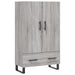Dulap gri Sonoma 69,5x31x115 cm, lemn prelucrat - WALTI WALTI