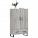 Dulap gri Sonoma 69,5x31x115 cm, lemn prelucrat - WALTI WALTI