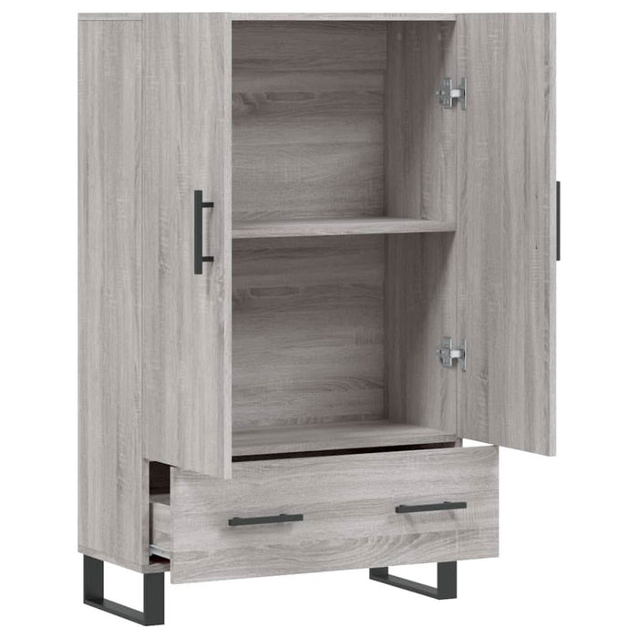 Dulap gri Sonoma 69,5x31x115 cm, lemn prelucrat - WALTI WALTI