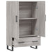 Dulap gri Sonoma 69,5x31x115 cm, lemn prelucrat - WALTI WALTI