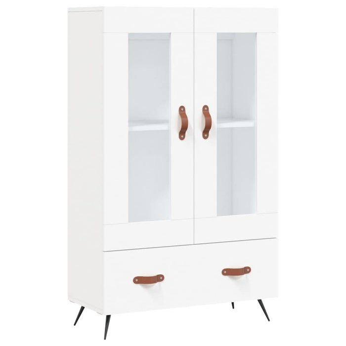 Dulap înalt, alb, 69,5x31x115 cm, lemn prelucrat - WALTI WALTI