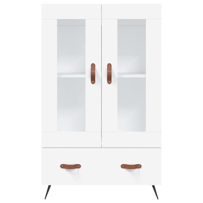 Dulap înalt, alb, 69,5x31x115 cm, lemn prelucrat - WALTI WALTI