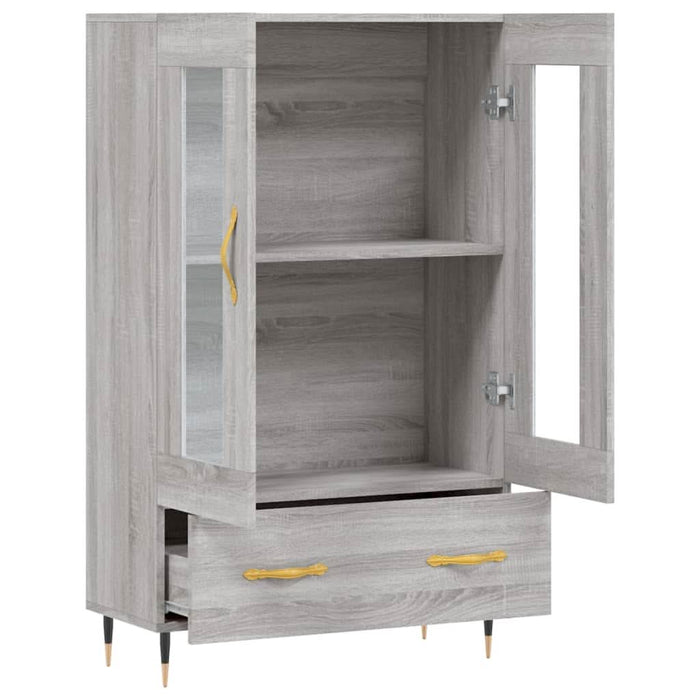 Dulap gri Sonoma 69,5x31x115 cm, lemn prelucrat - WALTI WALTI