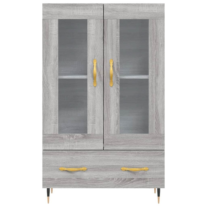 Dulap gri Sonoma 69,5x31x115 cm, lemn prelucrat - WALTI WALTI