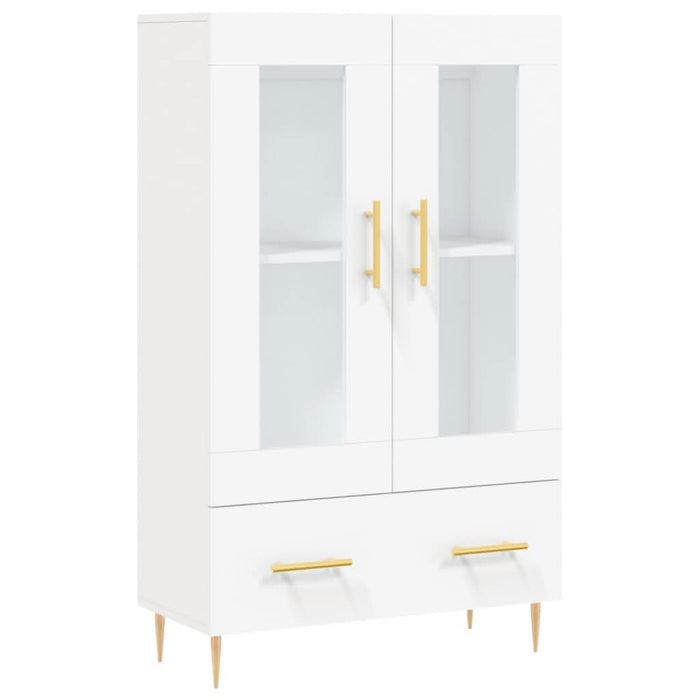 Dulap înalt, alb, 69,5x31x115 cm, lemn prelucrat - WALTI WALTI