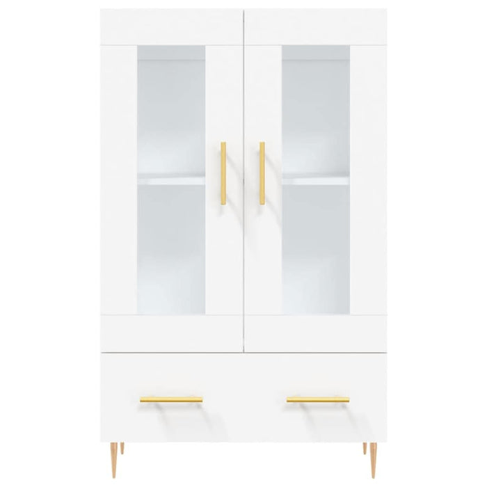 Dulap înalt, alb, 69,5x31x115 cm, lemn prelucrat - WALTI WALTI
