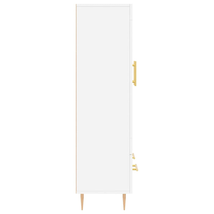 Dulap înalt, alb, 69,5x31x115 cm, lemn prelucrat - WALTI WALTI