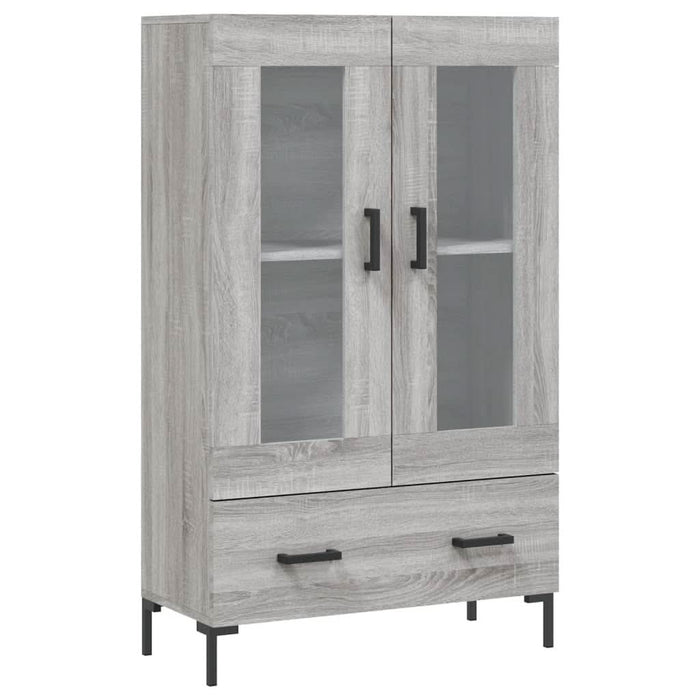 Dulap gri Sonoma 69,5x31x115 cm, lemn prelucrat - WALTI WALTI