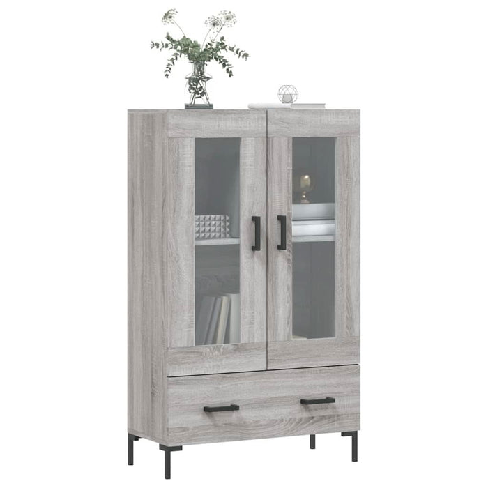 Dulap gri Sonoma 69,5x31x115 cm, lemn prelucrat - WALTI WALTI