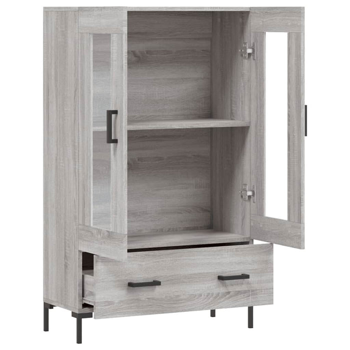 Dulap gri Sonoma 69,5x31x115 cm, lemn prelucrat - WALTI WALTI