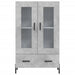 Dulap înalt, gri beton, 69,5x31x115 cm, lemn prelucrat - WALTI WALTI
