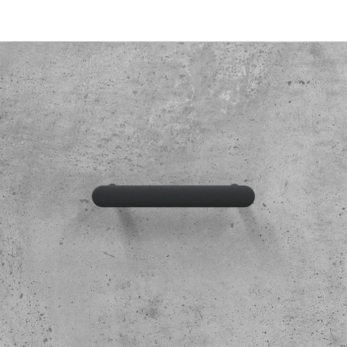 Dulap înalt, gri beton, 69,5x31x115 cm, lemn prelucrat - WALTI WALTI