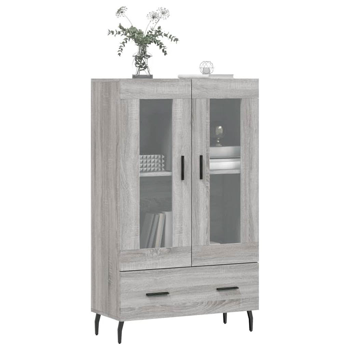 Dulap gri Sonoma 69,5x31x115 cm, lemn prelucrat - WALTI WALTI