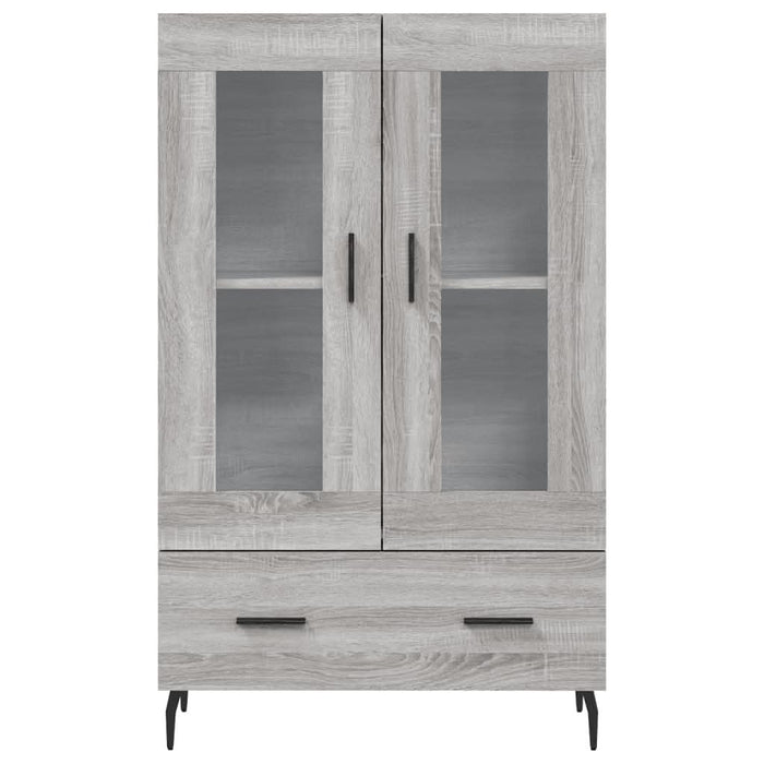 Dulap gri Sonoma 69,5x31x115 cm, lemn prelucrat - WALTI WALTI