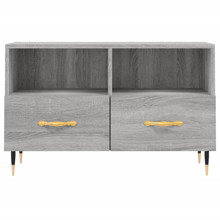 Comodă TV, gri sonoma, 80x36x50 cm, lemn prelucrat - WALTI WALTI