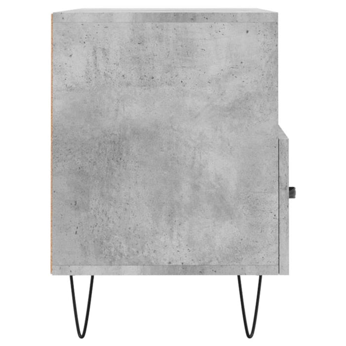 Comodă TV, gri beton, 80x36x50 cm, lemn compozit - WALTI WALTI