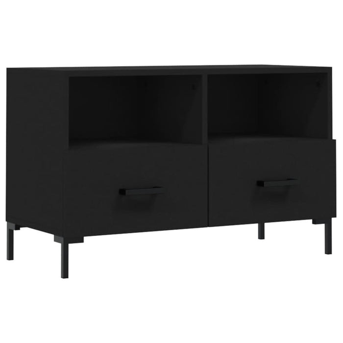 Comodă TV, negru, 80x36x50 cm, lemn prelucrat - WALTI WALTI